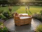 Preview: Holzbadewanne -AIBLINGER MOORWANDL - mit 2 KW Heizung und Whirl Anlage