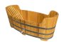 Preview: Romantika Whirlpoolanlage mit Heizung , Gartenbadewanne, Holzbadewanne, Liegebadewanne, Holzwanne, 2 Personen