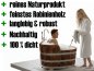 Preview: Zeitlose Eleganz: Die Holzbadewanne „Nostalgie“ aus massiver Robinie