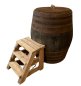 Preview: Tauchbecken Whiskyfass 600 Liter Tauchbottich Saunatauchbecken