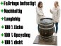 Preview: Holzfass 225 Liter dunkel, Wasserfass
