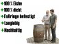 Preview: Holzfass 225 Liter hell, Wasserfass