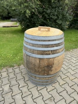 Preview: Holzfass 300 Liter hell, Wasserfass