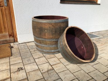 Preview: Holzfass 240 Liter, Pflanzkübel 2/3 300 Liter