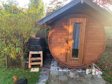 Tauchbecken Whiskyfass 600 Liter Tauchbottich Saunatauchbecken