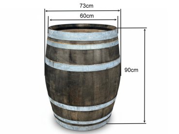 Preview: Holzfass 228 Liter Regentonne