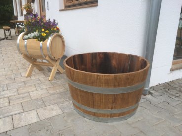 Holzfass 70 Liter, Kastaniefass 1/2 150 Liter