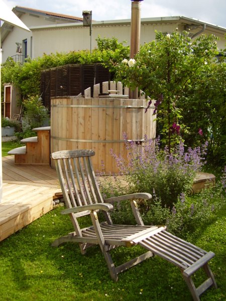 Kangu Hottub, bayrische Jacuzzi, Hotpot für 3 Personen Badebottich , der bayrische Jacuzzi