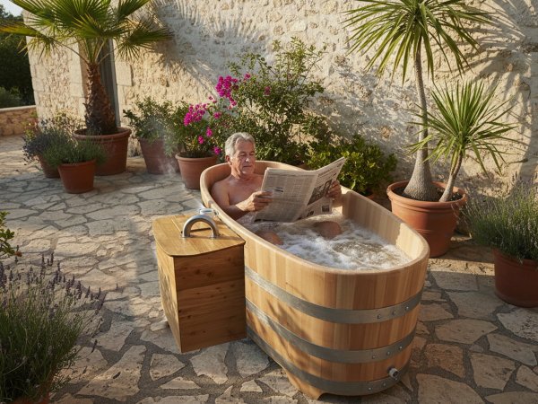 Holzwanne Holzbadewanne Badewanne aus Holz Bottich Zuber Wanne natur BWAlm180_800.jpg