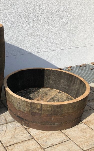 Holzfass 45 Liter, Pflanzkübel 1/3 190 Liter