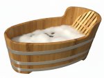 Holzbadewanne - Aiblinger Moorwandl -